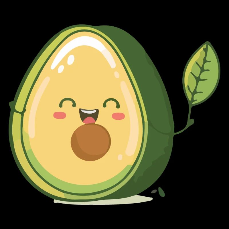 The delicious avocado