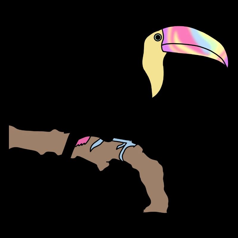 Toucan Tie Dye Version