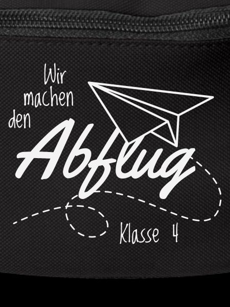 Abschlussshirt Grundschule Abflug