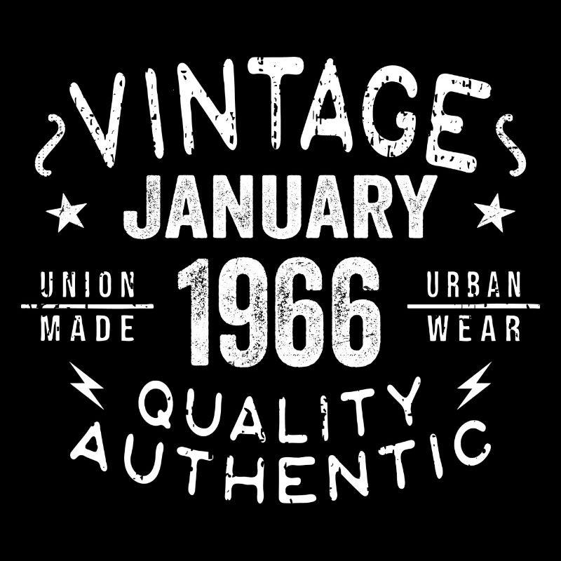 Cadeau d’anniversaire 1966 - Né en janvier 1966