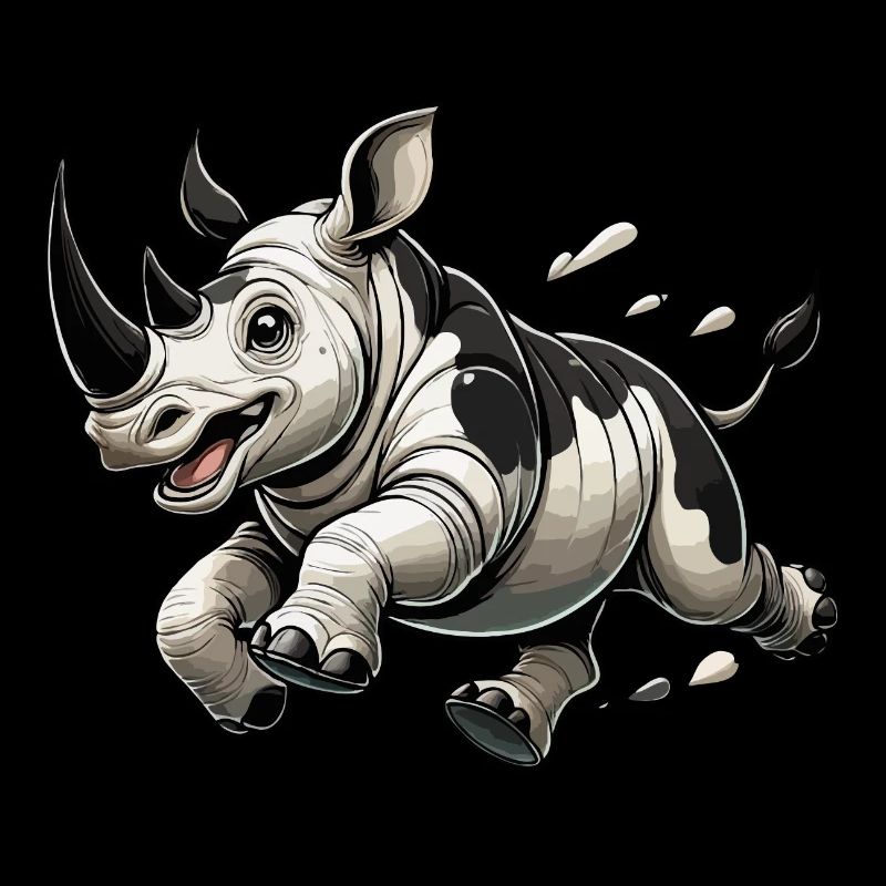 Rhinoceros Running