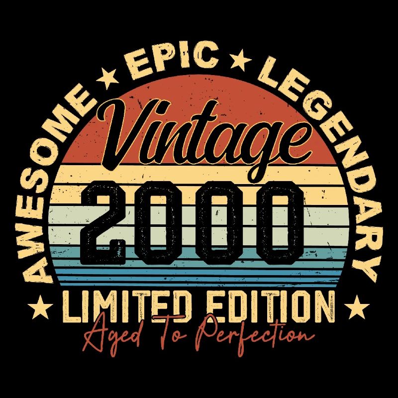 Rétro 2000 Vintage Anniversaire 2000 Cadeau 2000