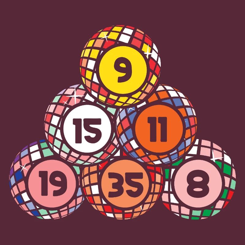 Bingo Game Bingo Balls Stack Bingo