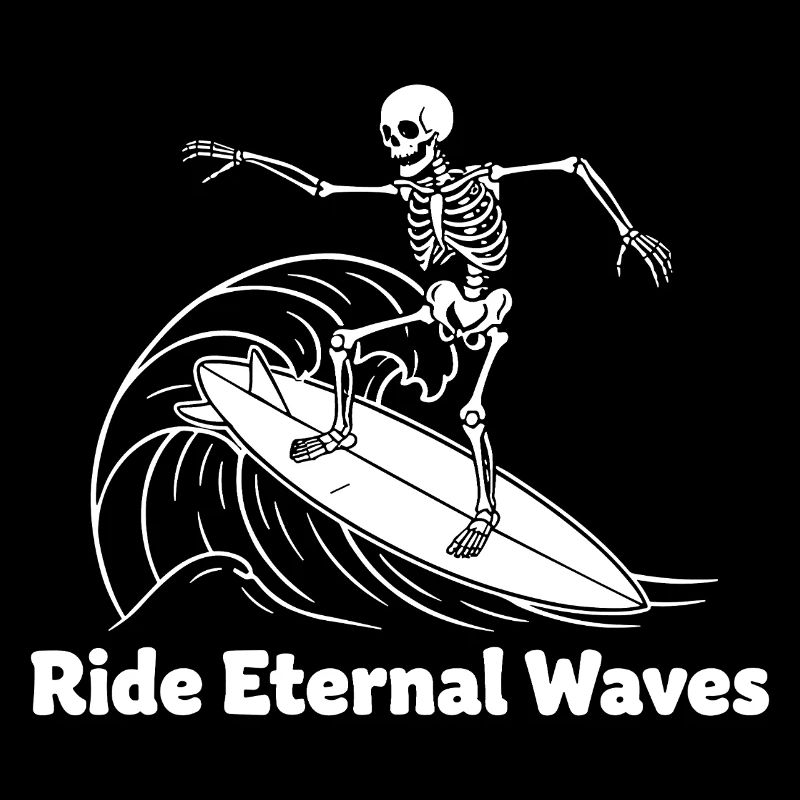 Skeleton Surfer Eternal Waves