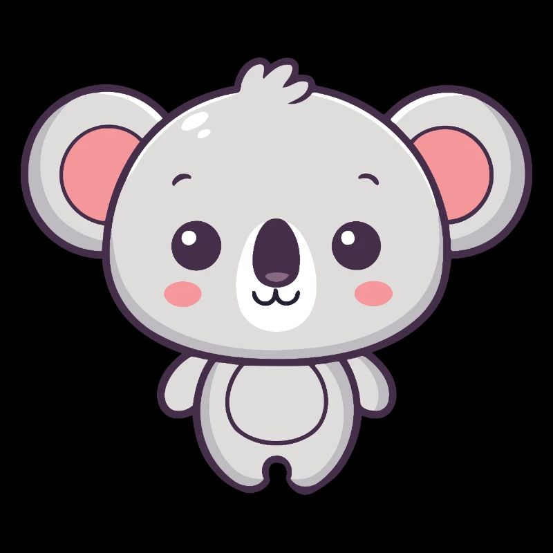 Koala Doux Pastel Dessin
