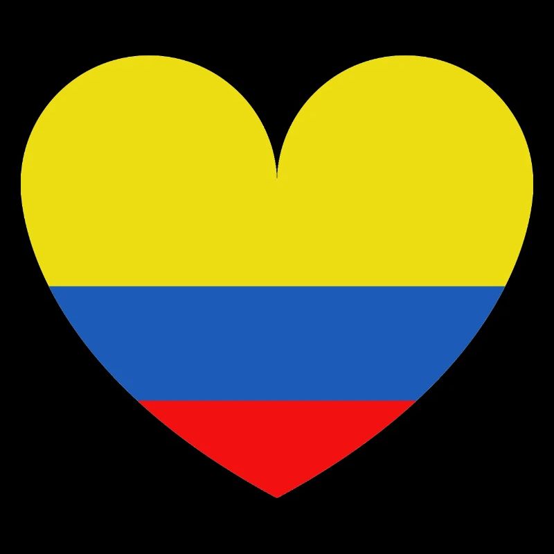 Cœur Drapeau Colombie