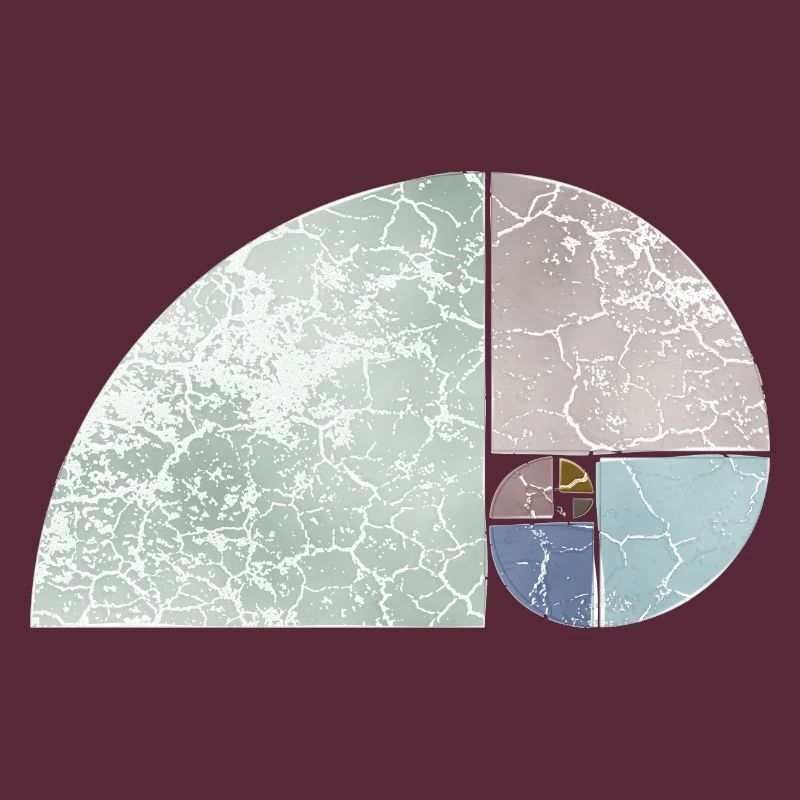 Fibonacci Spiral Sequence - Light Colored 1