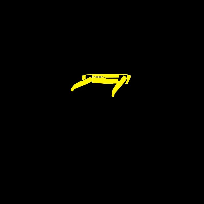 Heartbeat Spot Robot Dog Boston Dynamics Jaune