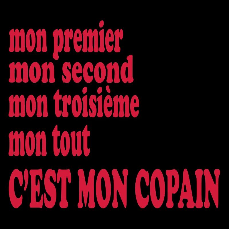Mon copain est beau