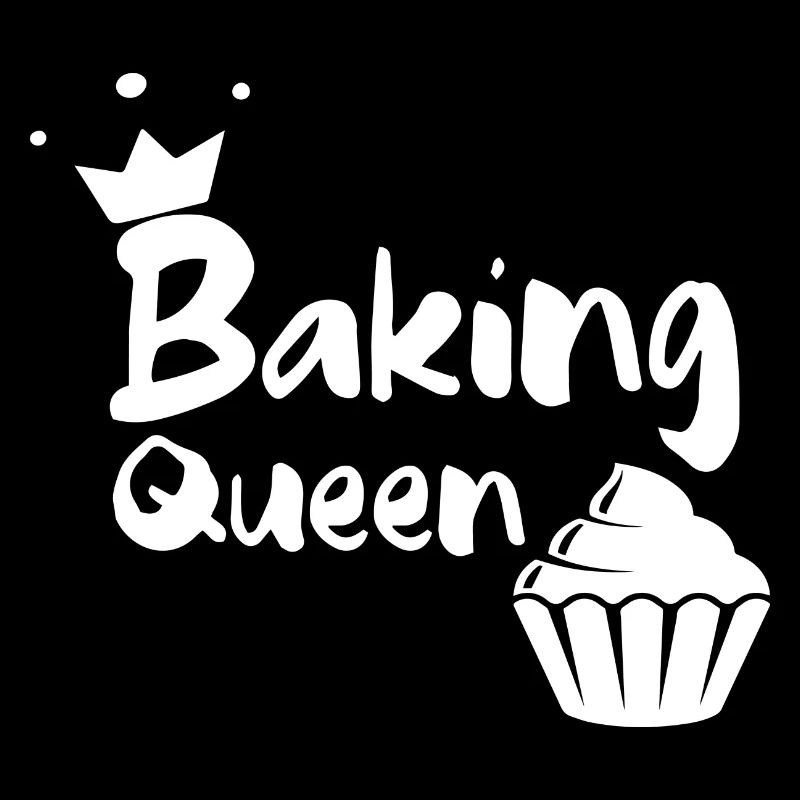 Baking Queen lustiges Humor Cupcake Geschenk