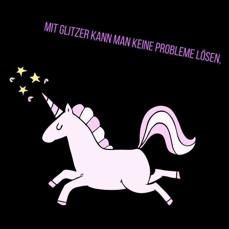 Glitzer Einhorn
