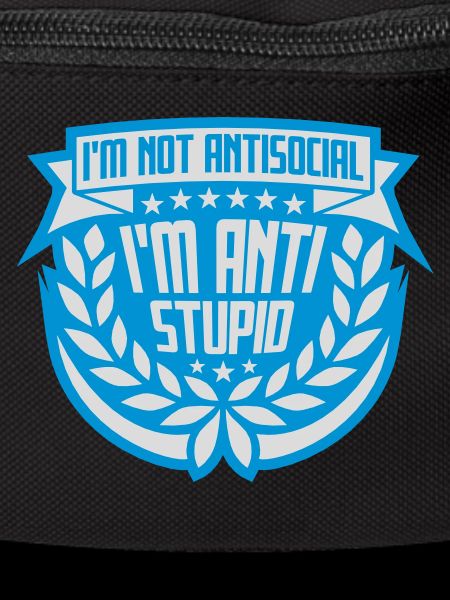 pas antisocial anti-stupide