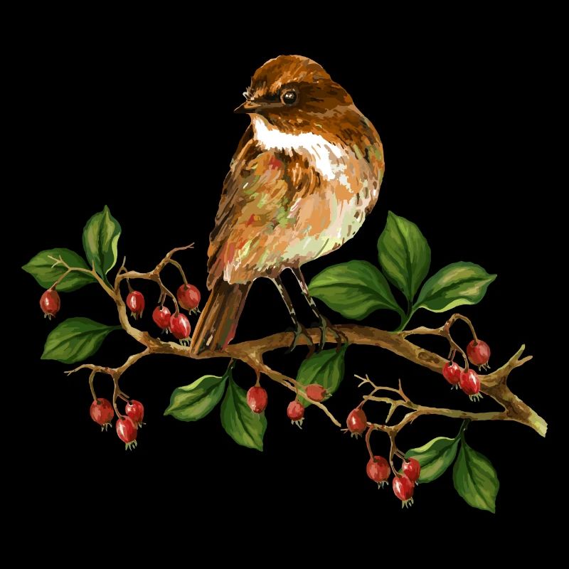 Bunter Vogel