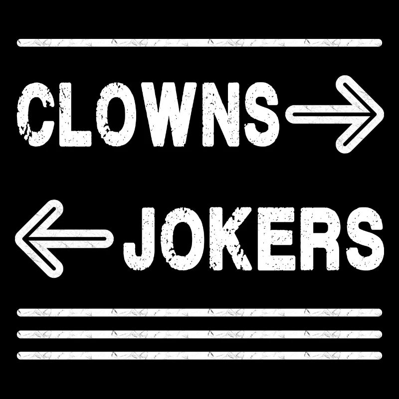 Clowns à gauche, Jokers à droite - mème