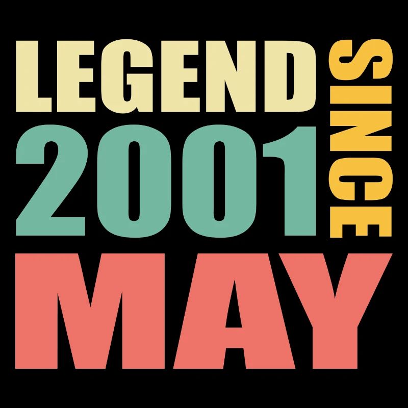 22e anniversaire Mai Né 2001 Idée cadeau