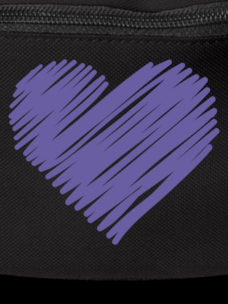 Purple Sketch Heart