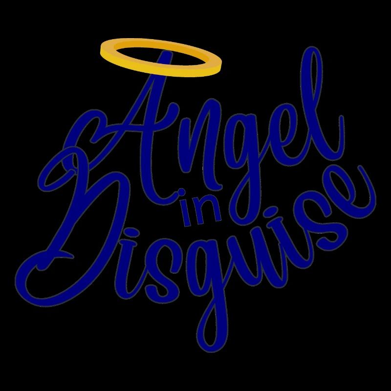 Ange déguisé bleu