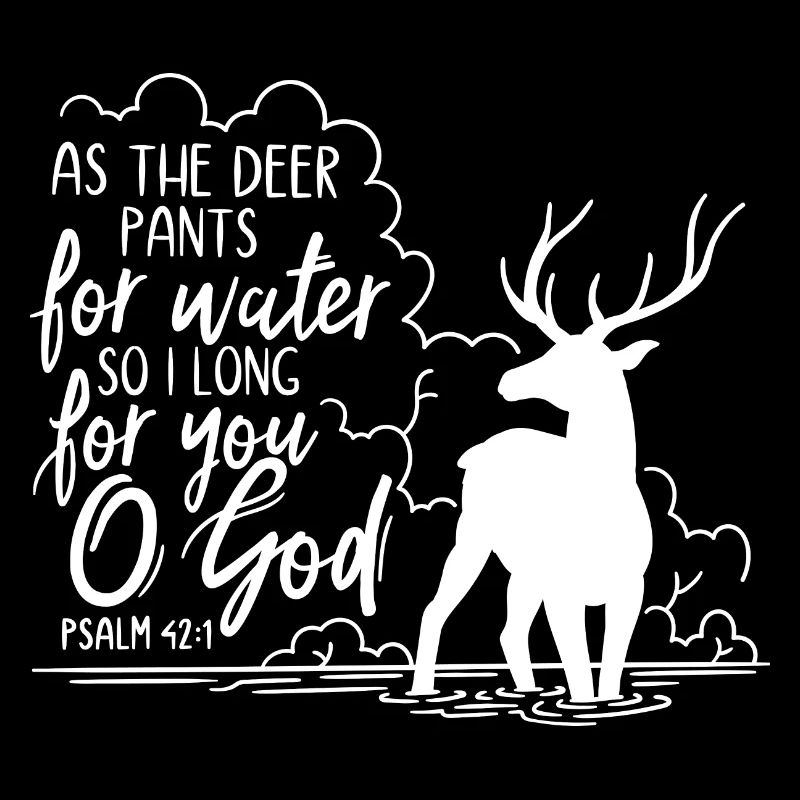 As the deer pants for water