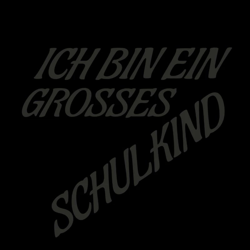 Ich bin ein großes Schulkind