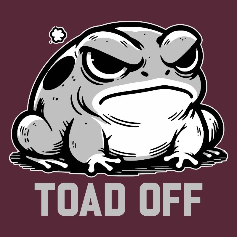 Vintage Frog Toad Meme Grumpy Frog Don't Toad Me