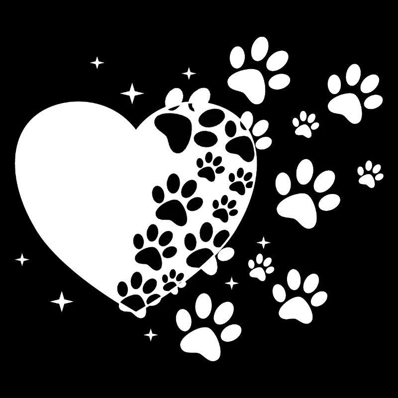 Pawprint Heart Stardust