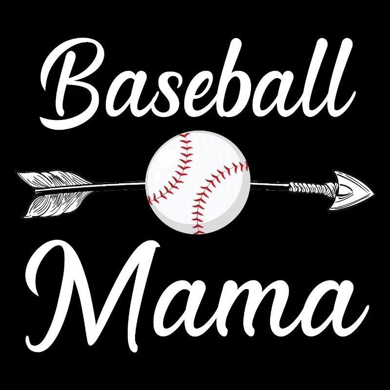 Baseball Mama Cute Mom Baseball Lover