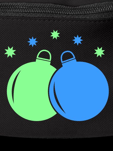 Neon-Weihnachtskugeln Duo
