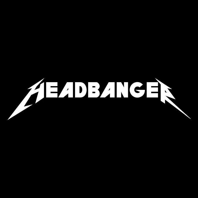 Headbanger Metal lica Logo Headbanging Heavy Death