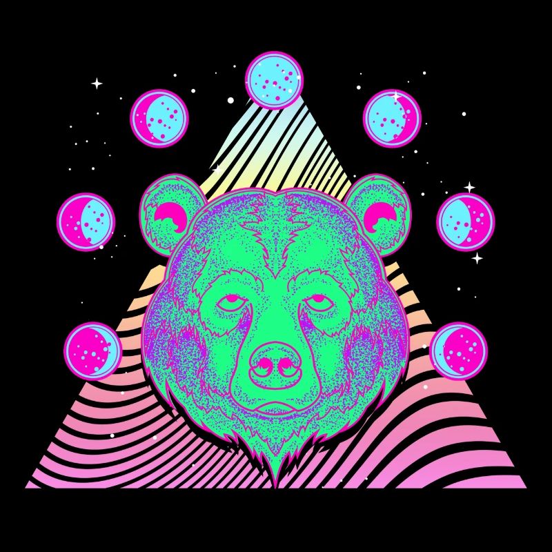 Vaporwave Bear