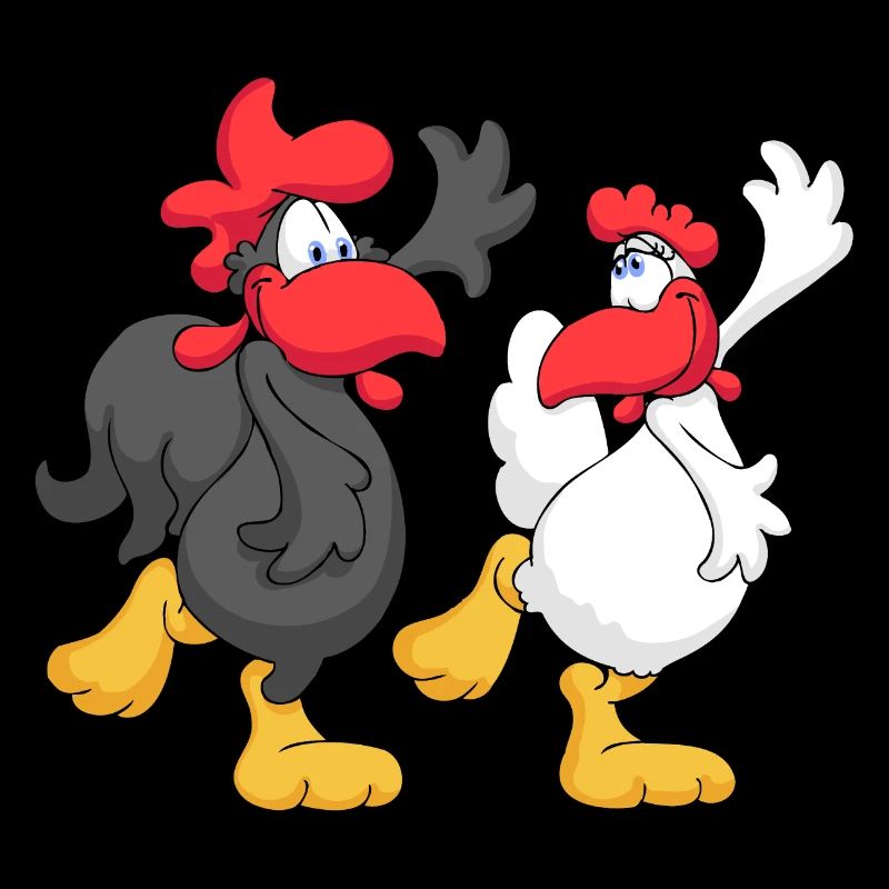 Couples de danse de poulet