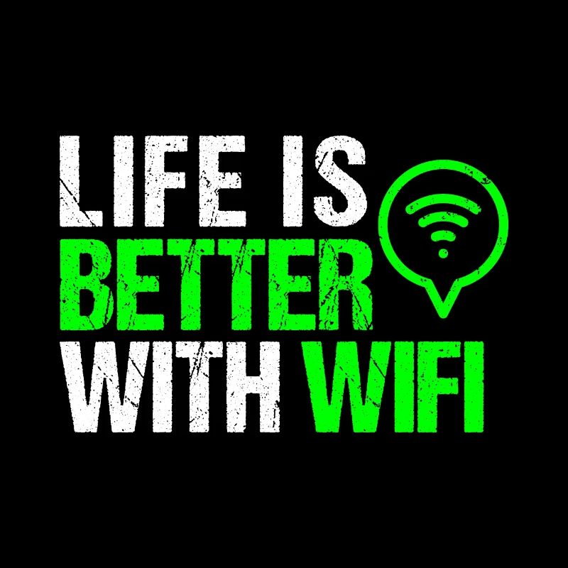 Wlan Wifi Informatiker Programmierer Geek Geschenk