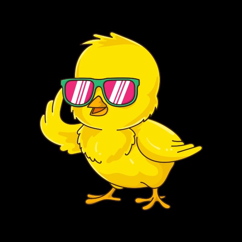 Chick Design with Sunglasses Chicken Chicken Chicken Chicken