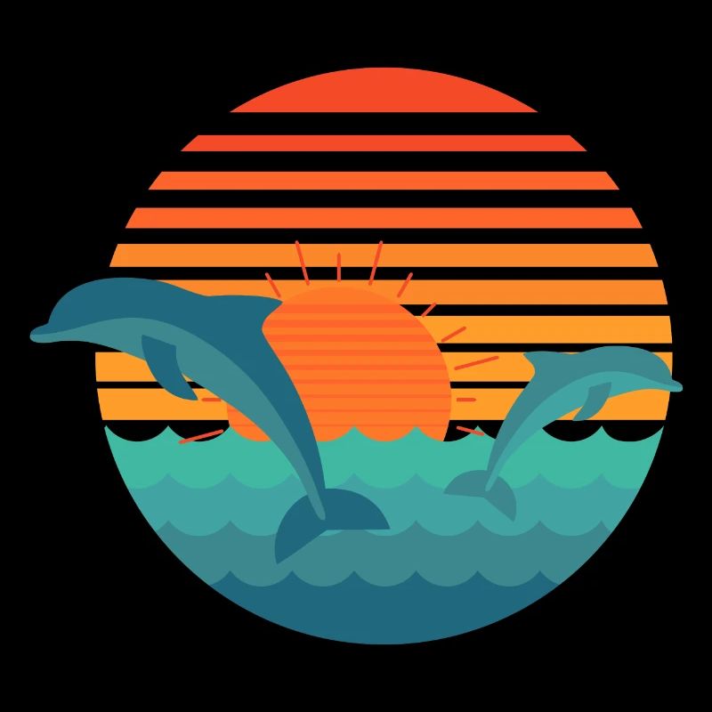 Dolphins & Sun