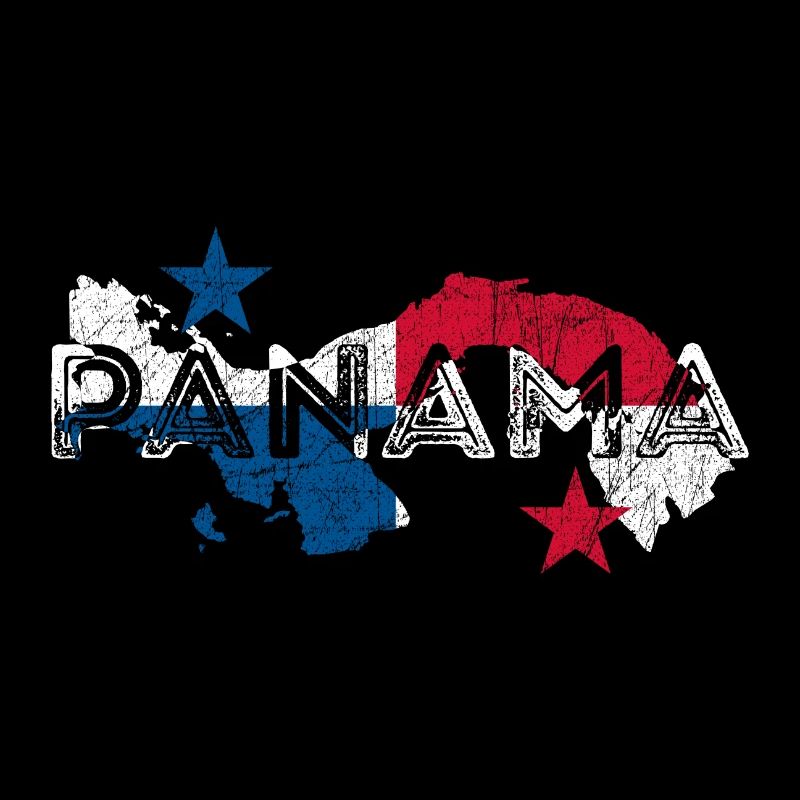Panama Map and Flag