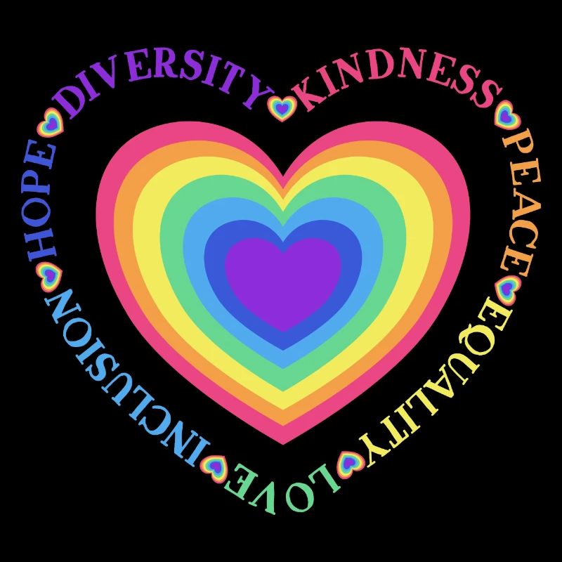 Diversity Kindness Peace Equality Love Inclusion