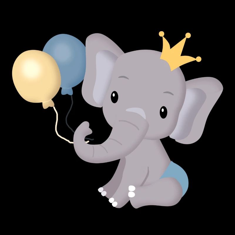 Elephant bébé premier anniversaire 1 an