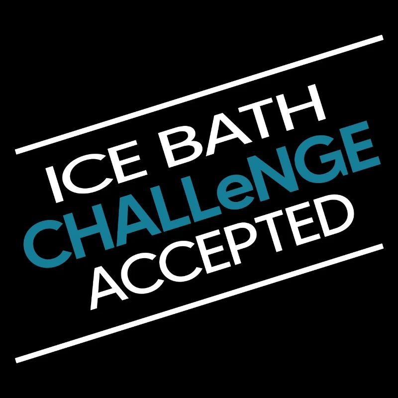 Ice bathing Winter swimmers "ice-bath-challenge"