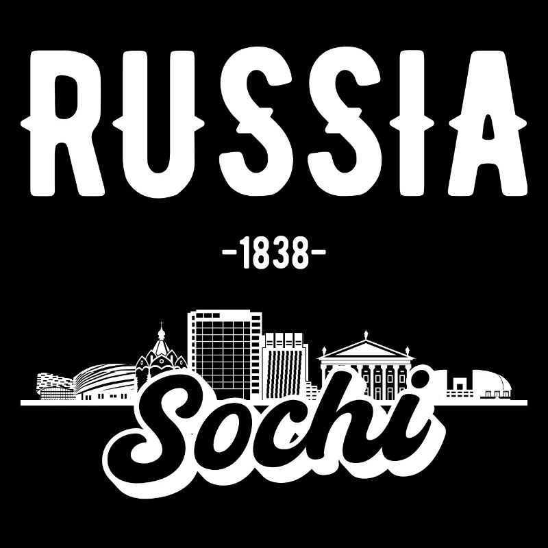 Sotchi Russie Skyline Cadeau