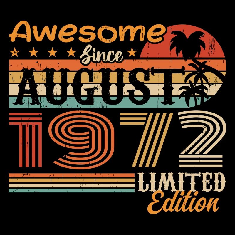 1972 Août Idée cadeau Août 1972