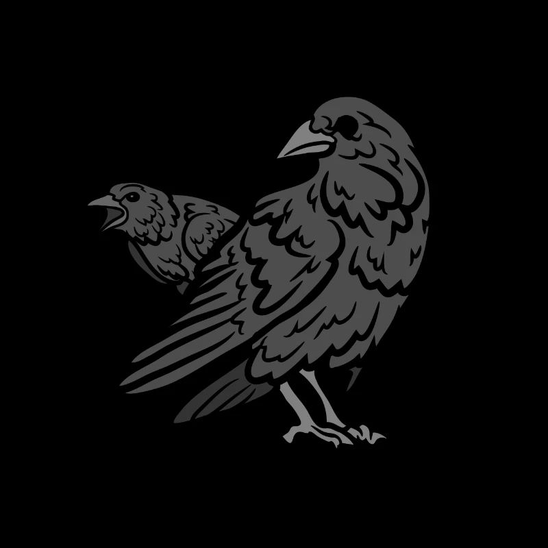 Attempted Murder Of Crows Funny Bird Lover