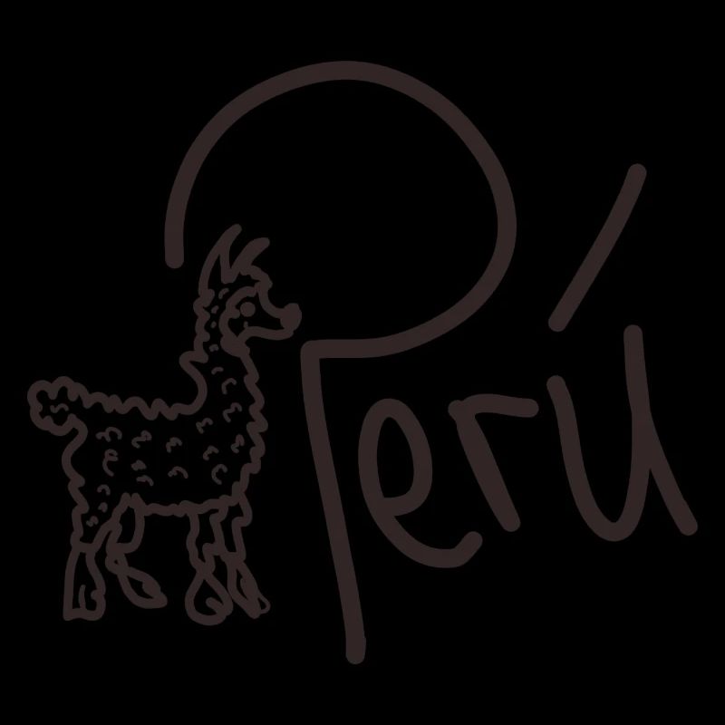 Peru handschrift mit tier