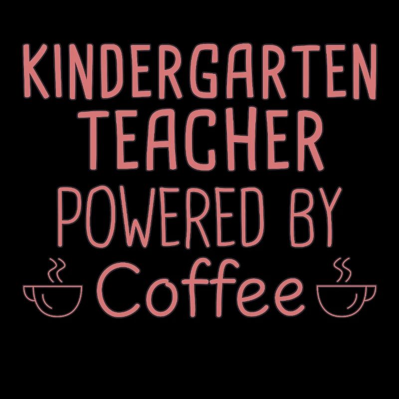 Enseignant de maternelle alimenté par le café