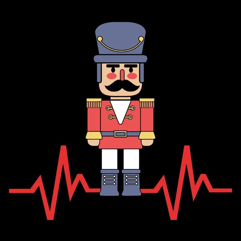 Nutcracker Christmas Heartbeat