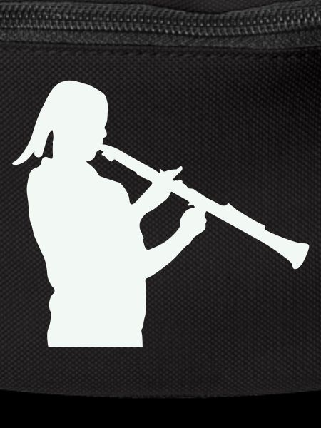 Silhouette with clarinet