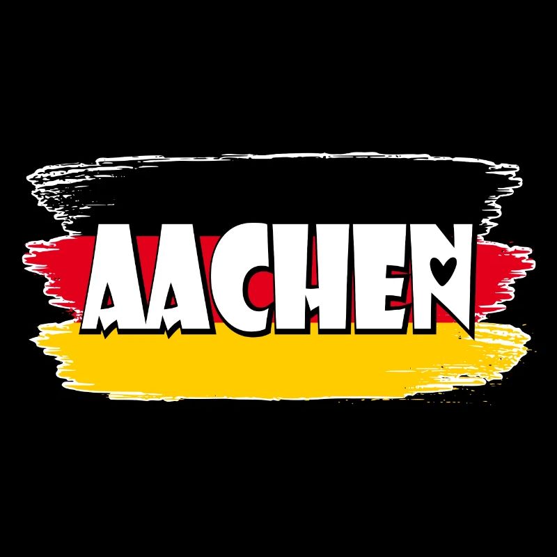 Aachen Germany Flag