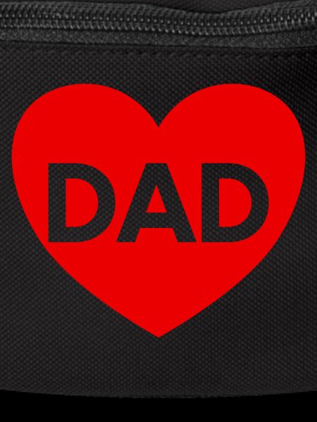 Red heart transparent daddy
