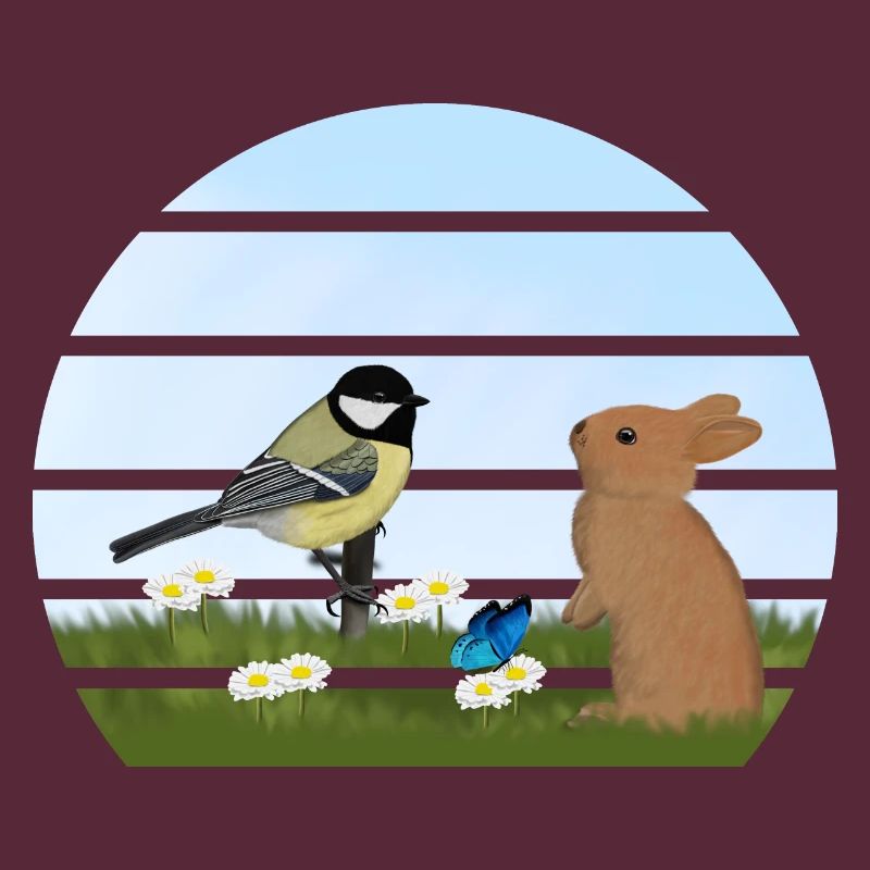 Great Bird Rabbit Easter Spring
