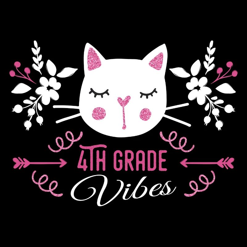 4th grade | Grade Vibes Back to School Cute Cat