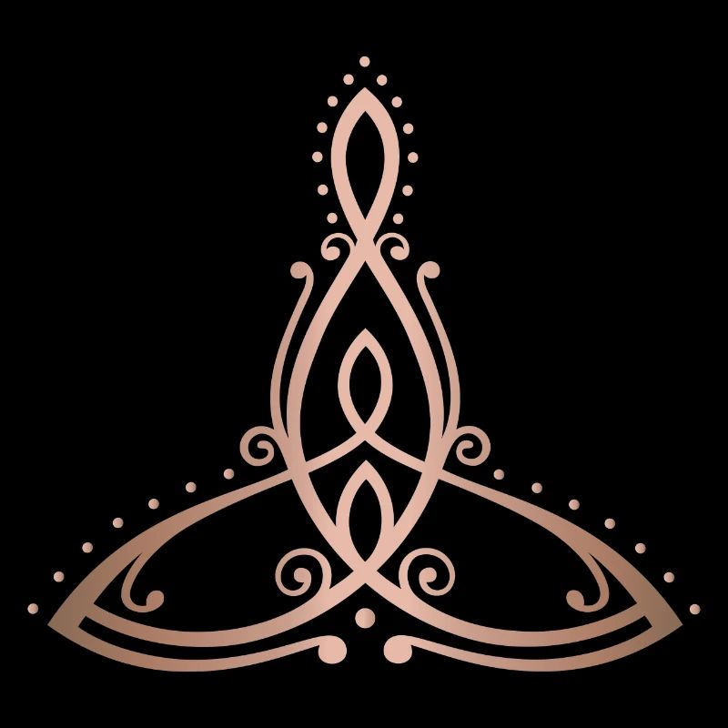 Symbole de la maternité celtique Mère avec deux enfants