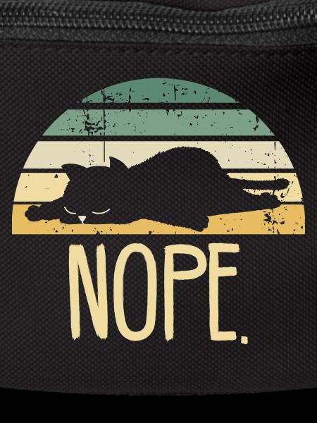 Cat Nope Retro